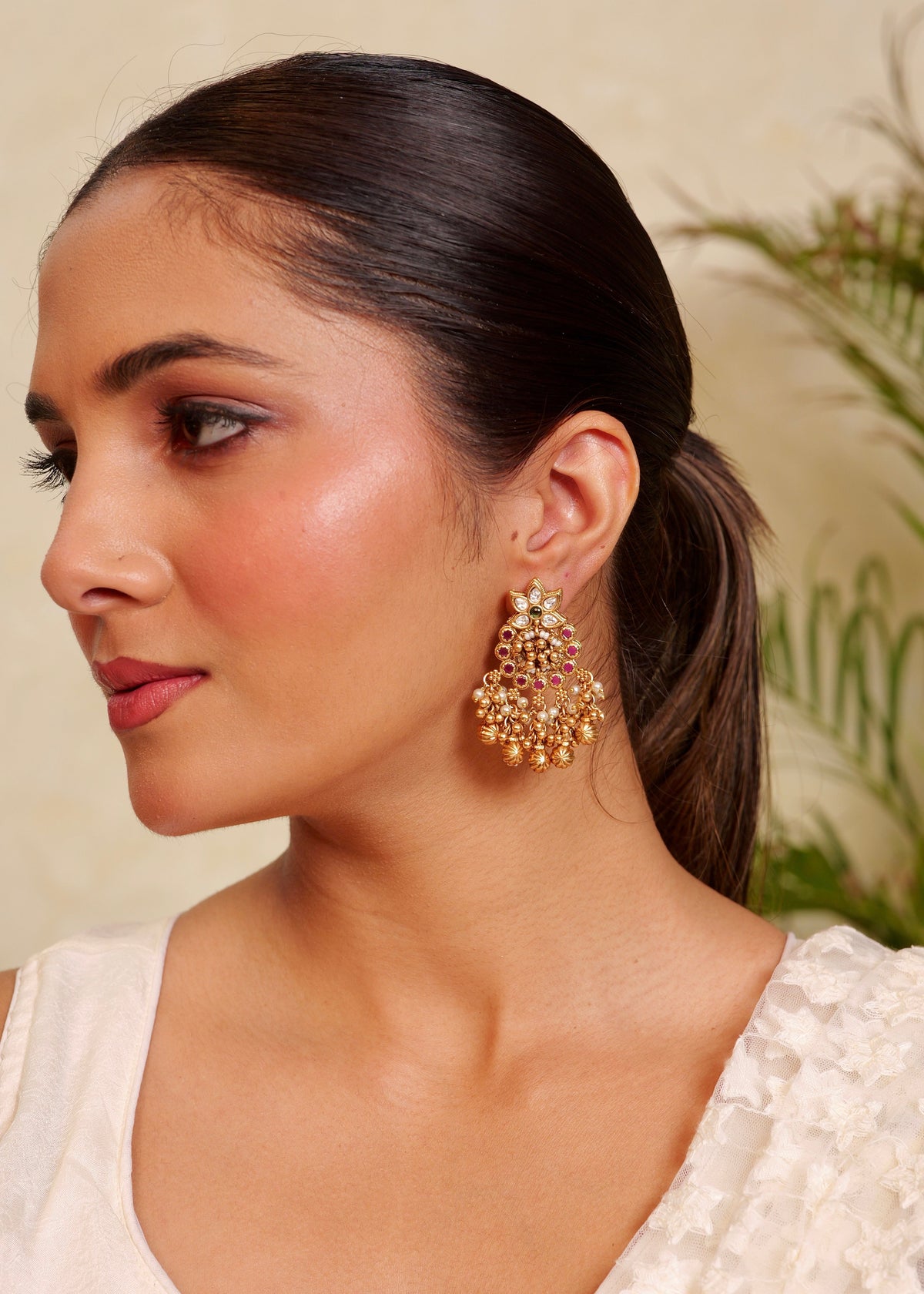 Mayur Valli Ghungroo Earrings