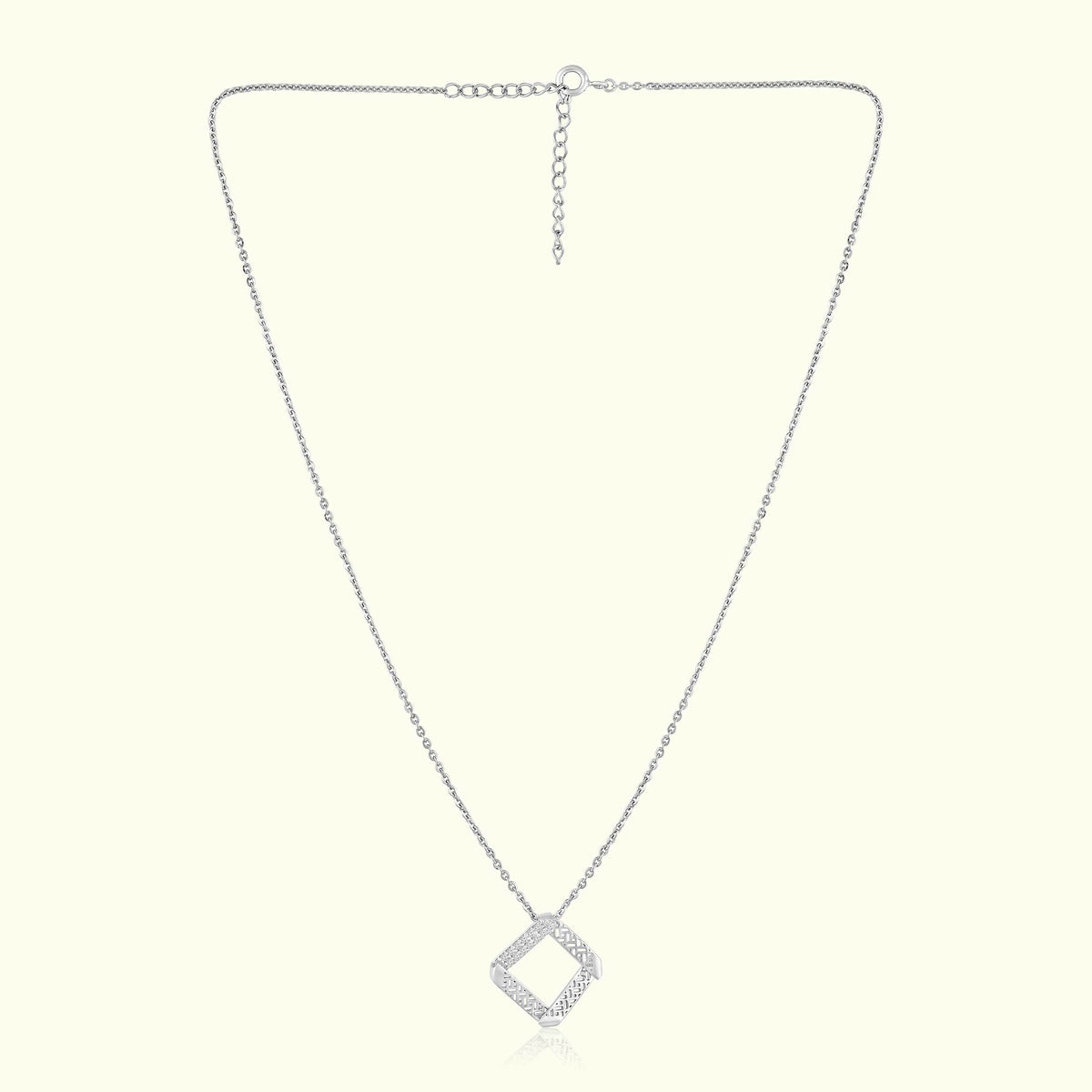 Chic Squares Silver Set