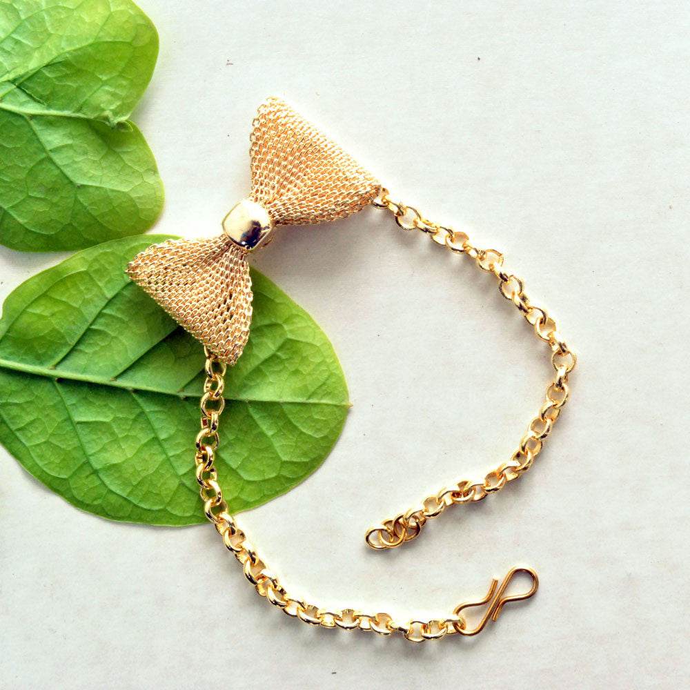 Knotty Bow Bracelet - BeAbhika.com