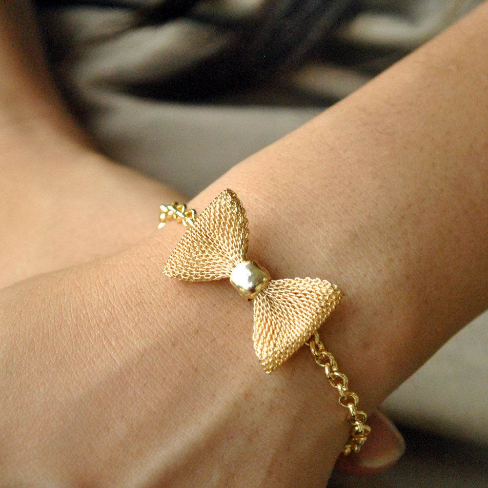 Knotty Bow Bracelet - BeAbhika.com