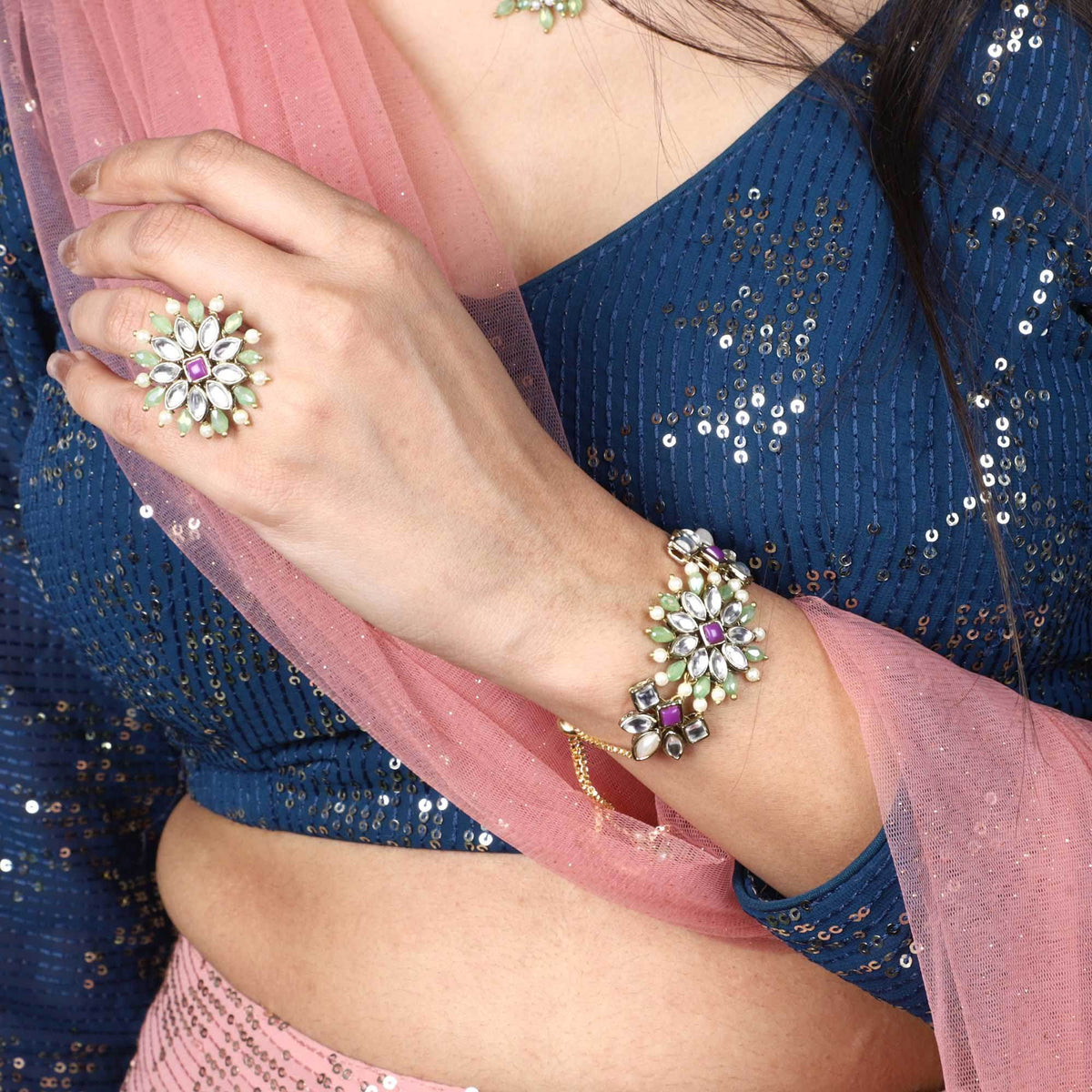 Pearl Twirl Bracelet - BeAbhika.com