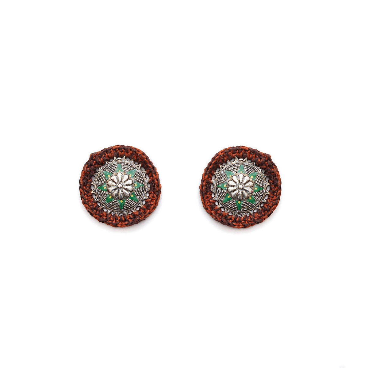 Traditional Kundan earrings in gold-tone, perfect for weddings and festive wear