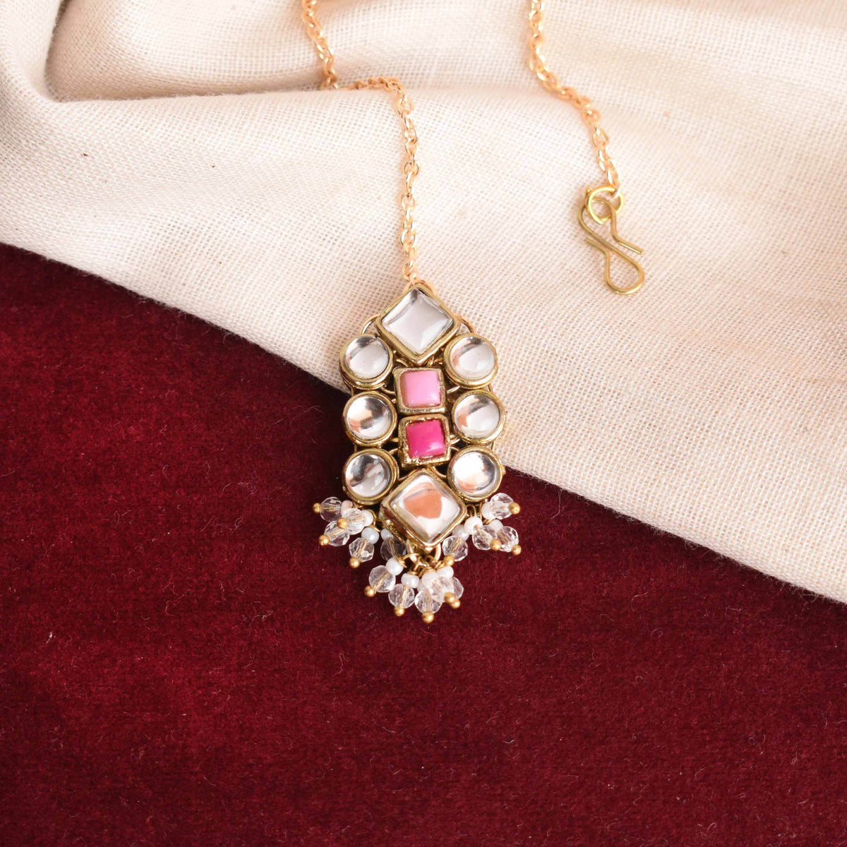Enamoured kundan mangtikka - BeAbhika.com