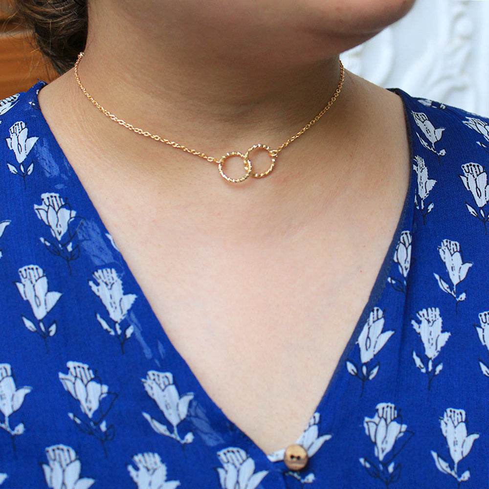 Divine Rings Necklace - BeAbhika.com