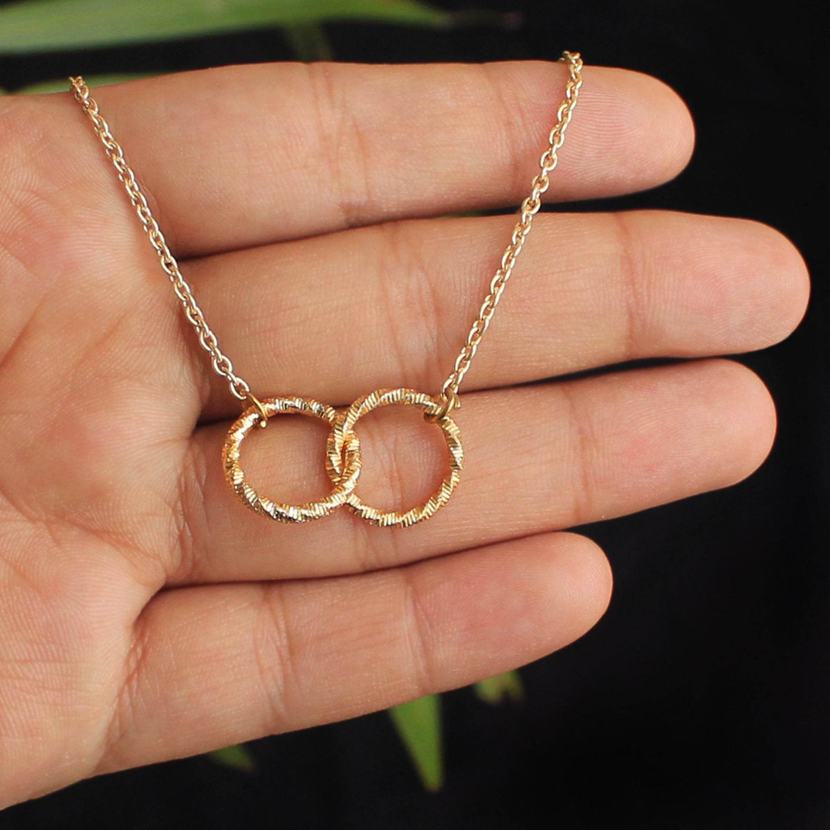 Divine Rings Necklace - BeAbhika.com