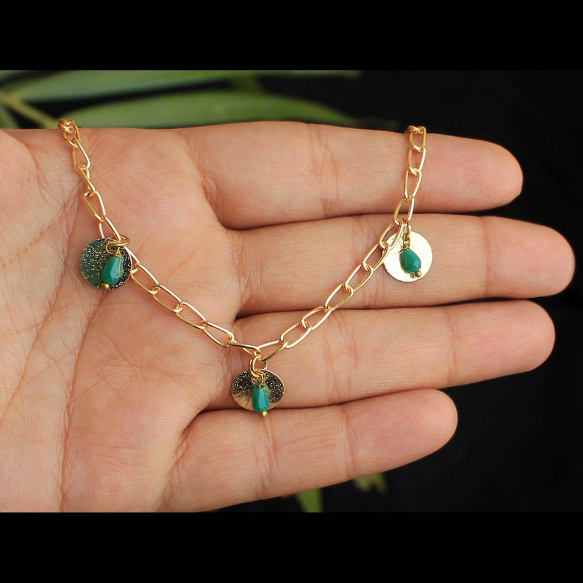Tiny Coins Necklace - BeAbhika.com