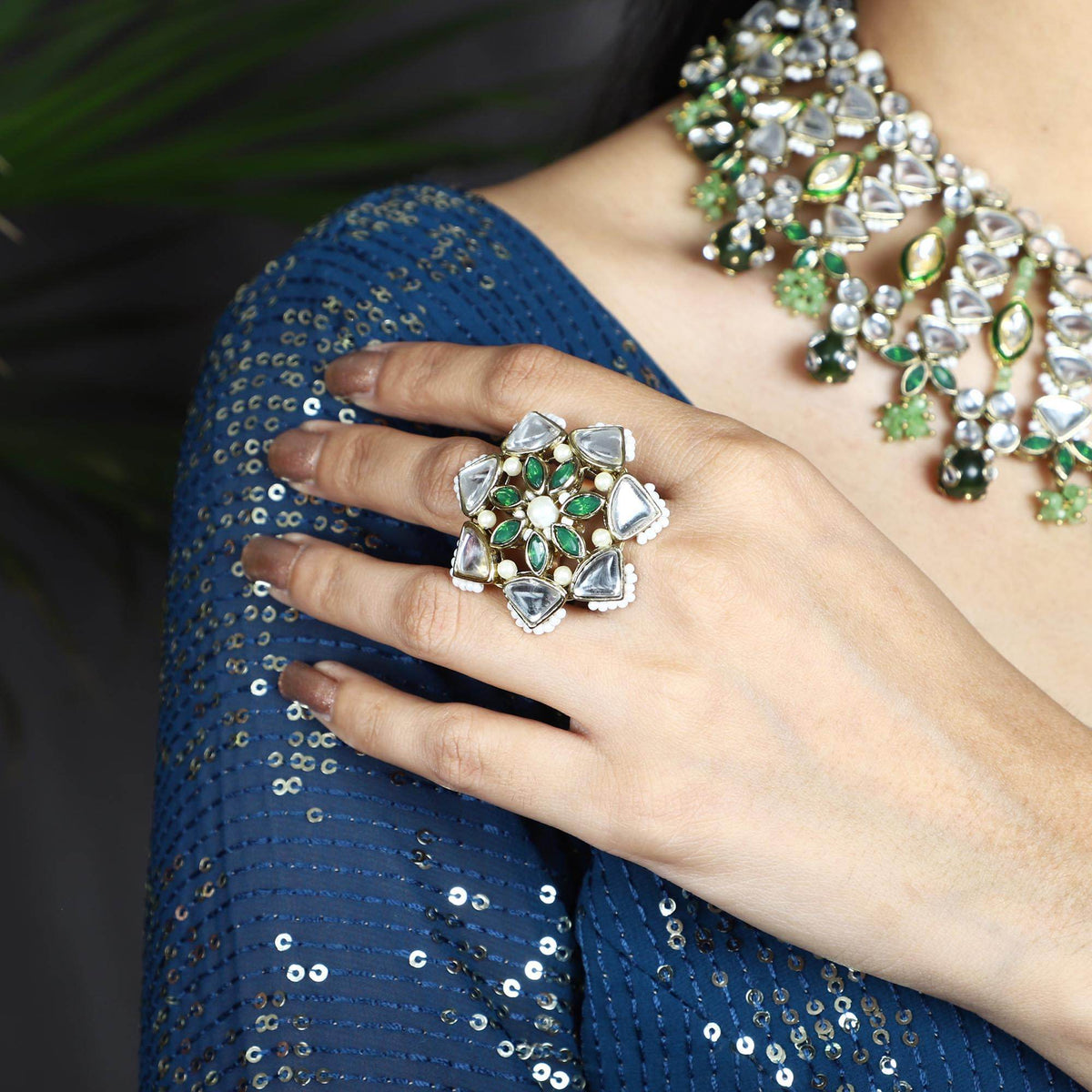Geometric Aesthetic Ring - BeAbhika.com