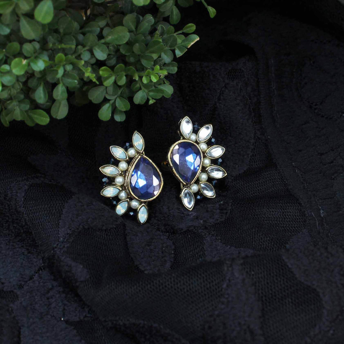 Blues Hues Rings - BeAbhika.com