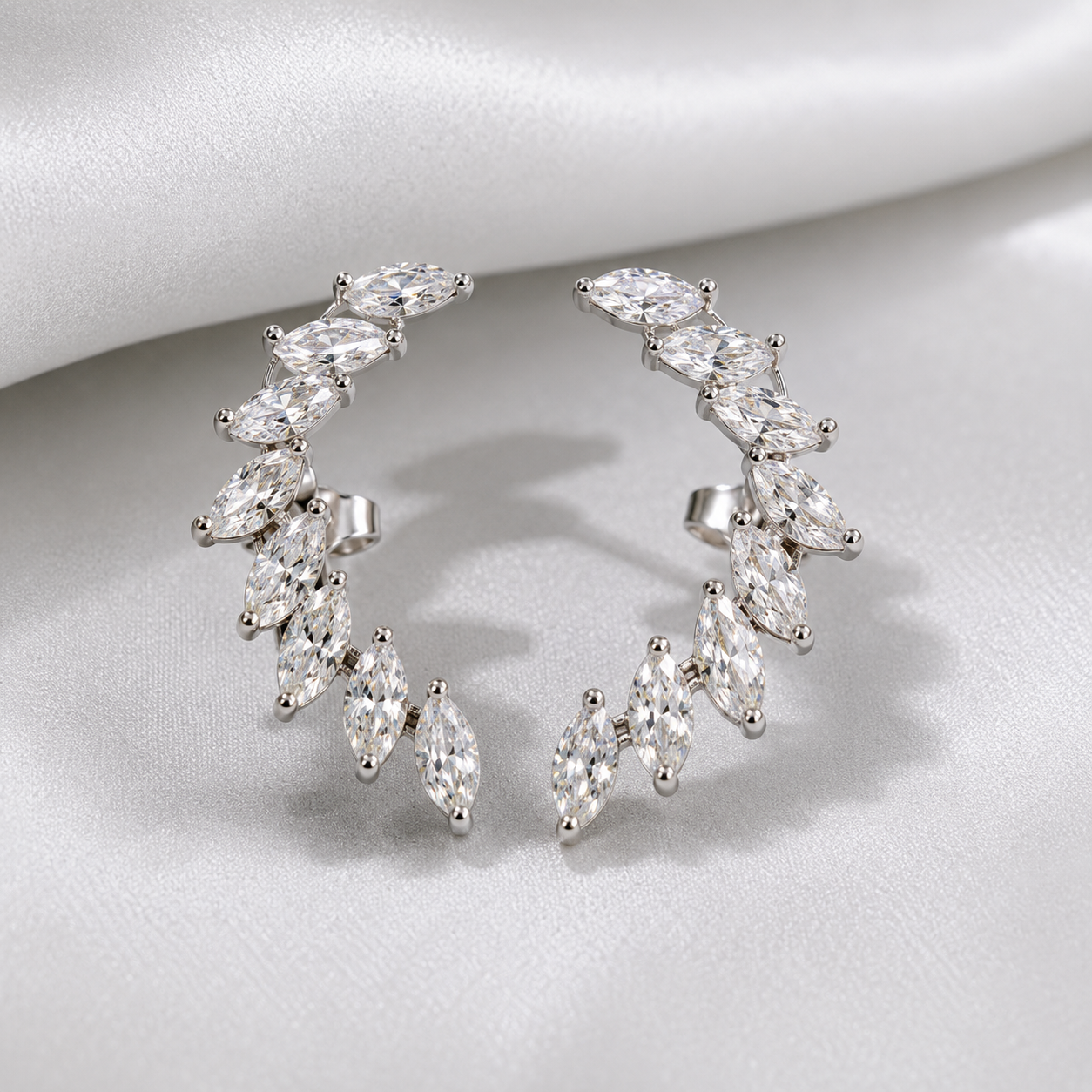 silver-cz-leaf-ear-climber-earrings-for-women-anti-tarnish-crystal-cuff-earrings