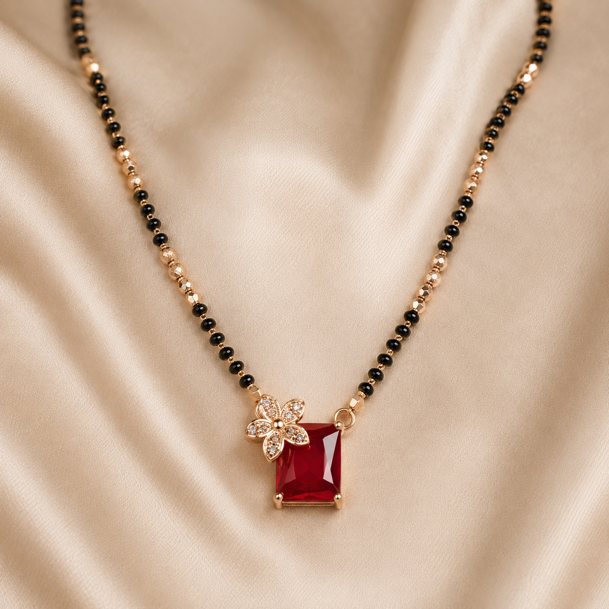 rose-gold-mangalsutra-with-ruby-cz-pendant-anti-tarnish-stainless-steel-necklace