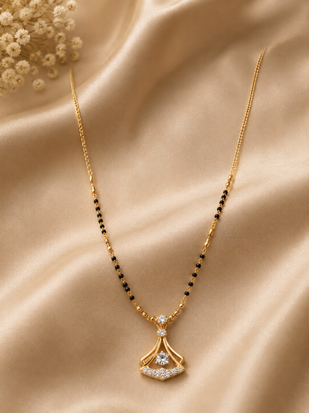 rose-gold-cz-fan-pendant-mangalsutra-anti-tarnish-stainless-steel-necklace-for-women