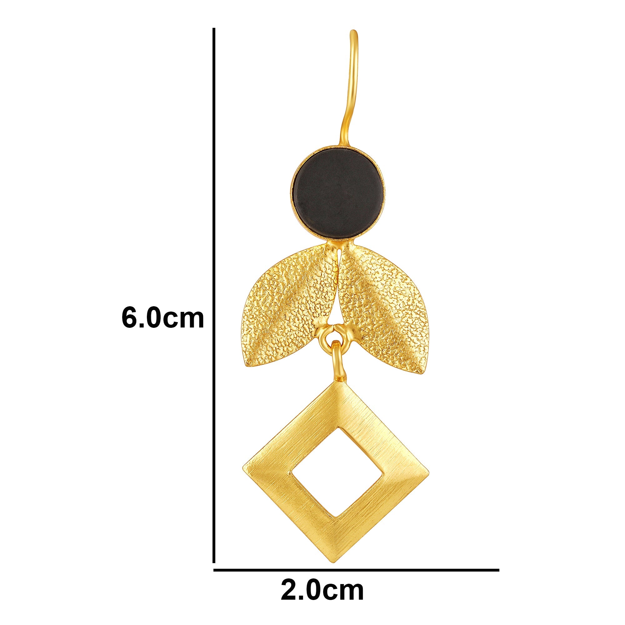 Gold Plated Leaf Earrings