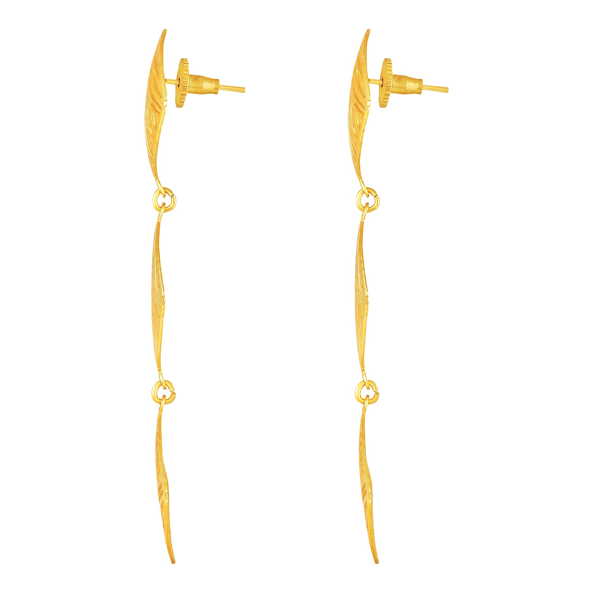 Gold Plated Geometric Earrings
