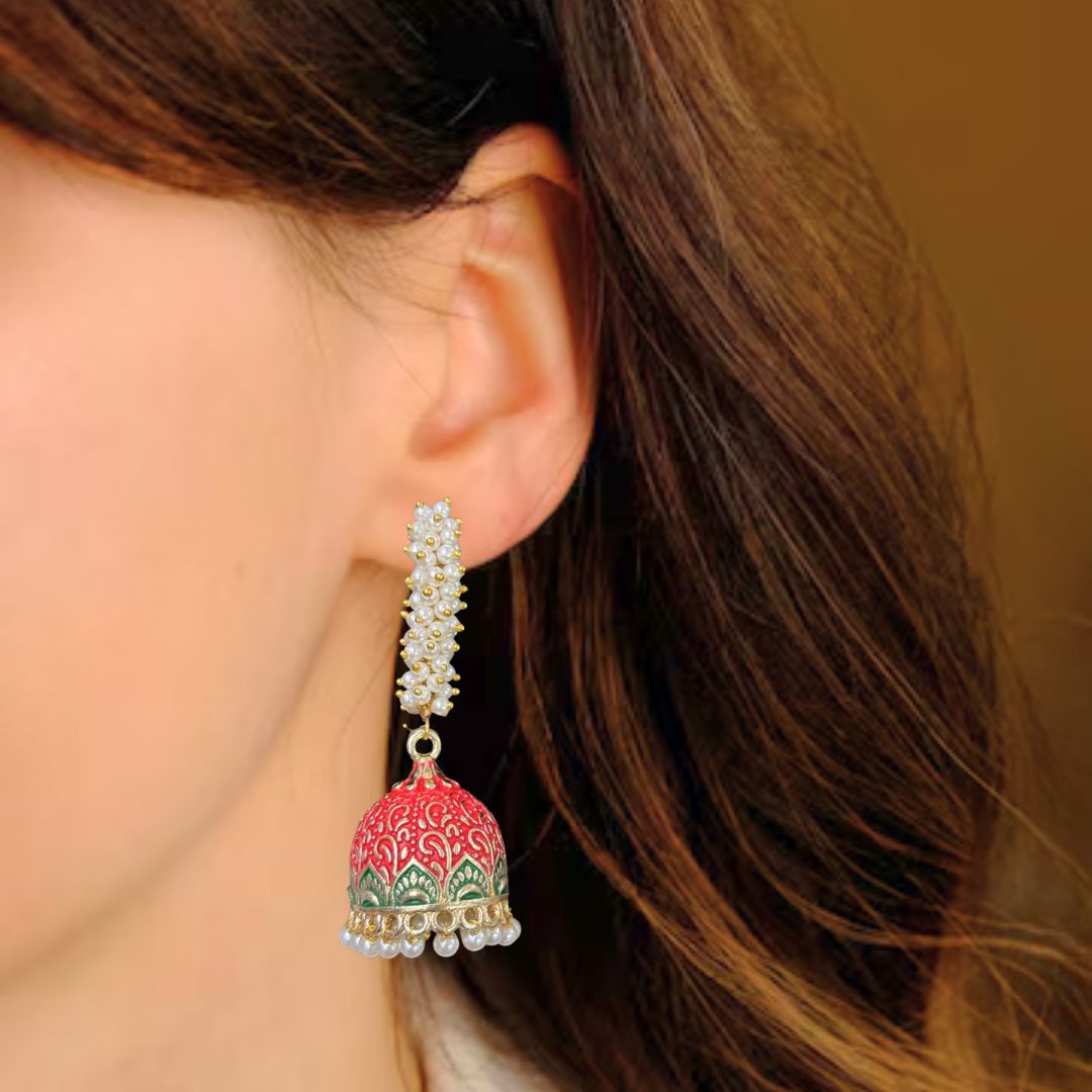 Gold Plated Drop Earrings