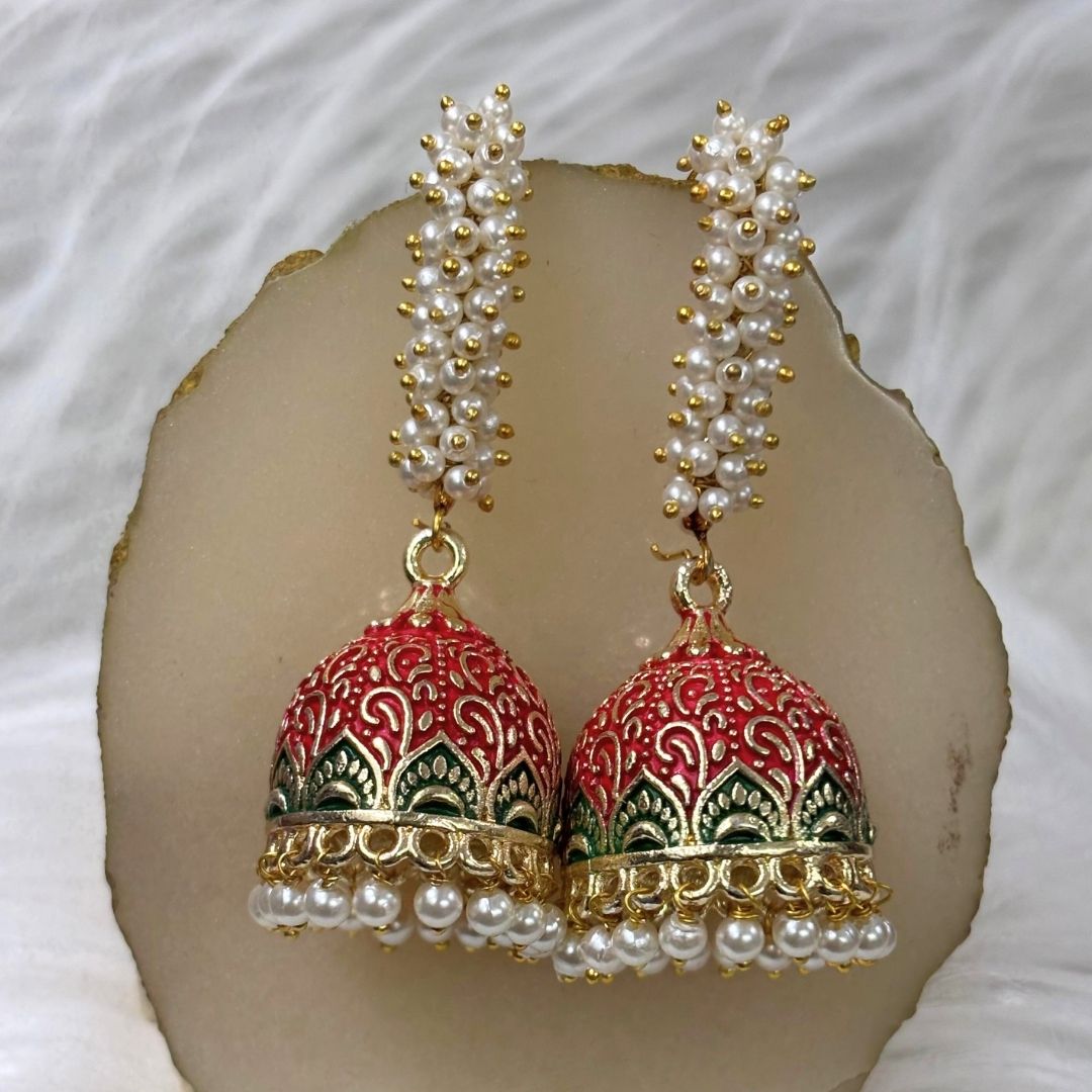 Gold Plated Drop Earrings