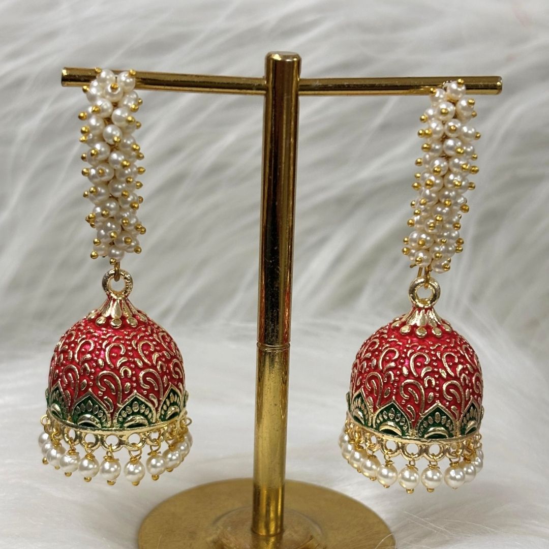 Gold Plated Drop Earrings