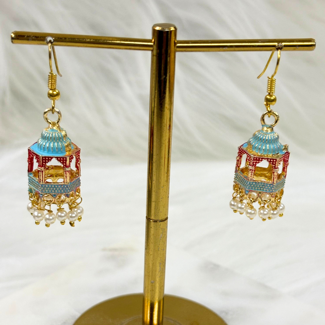 Gold Plated Dangle Earrings