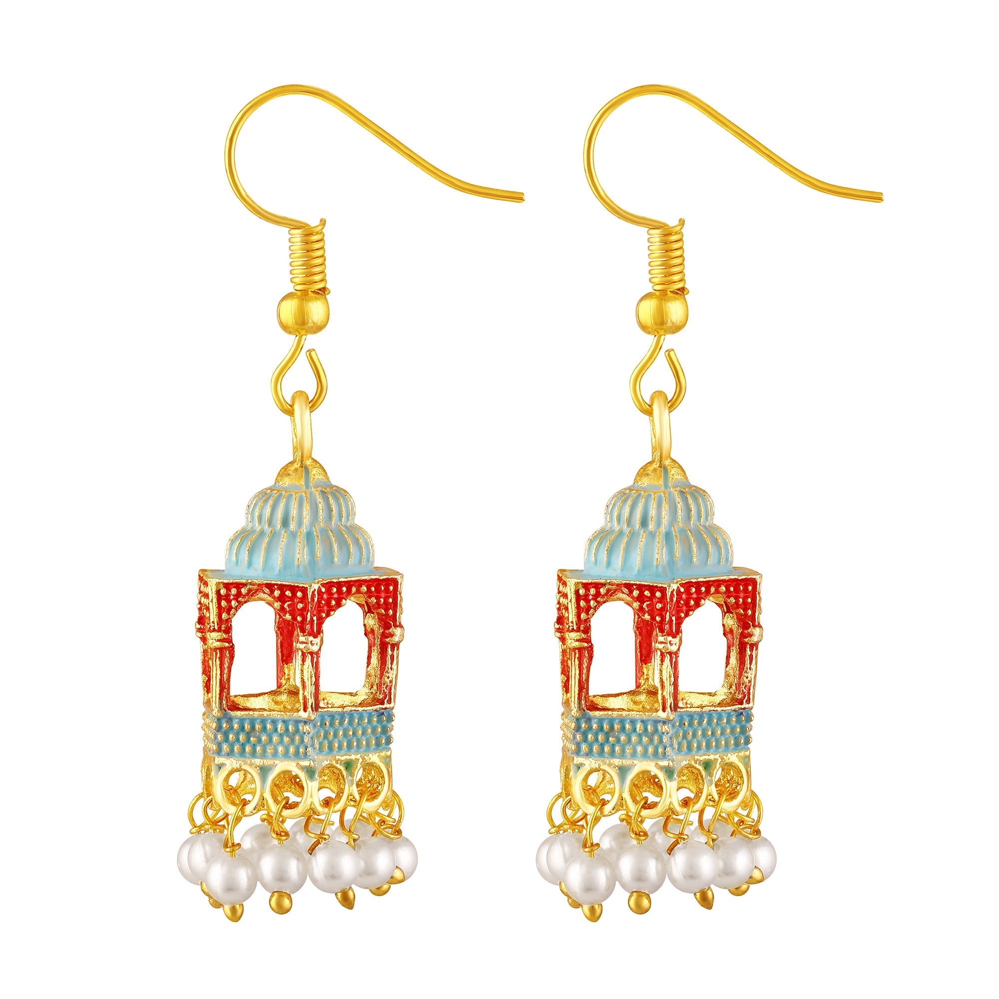 Gold Plated Dangle Earrings