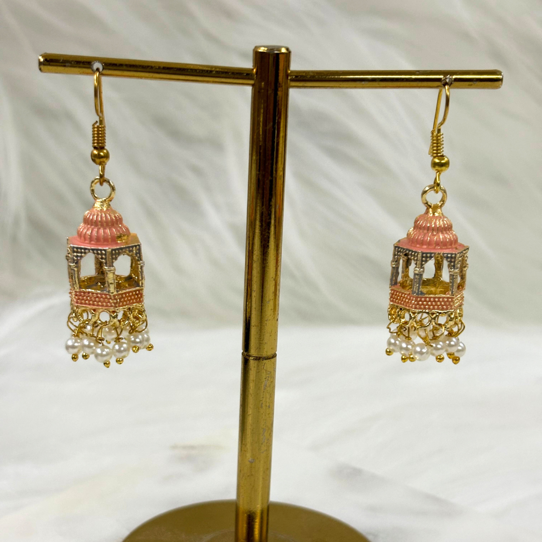Gold Plated Dangle Earrings
