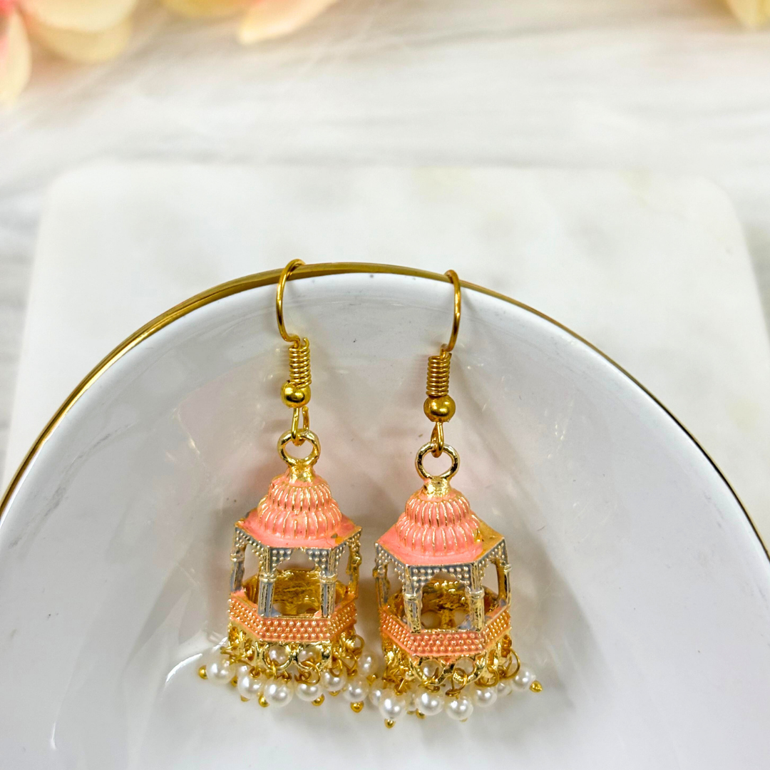 Gold Plated Dangle Earrings