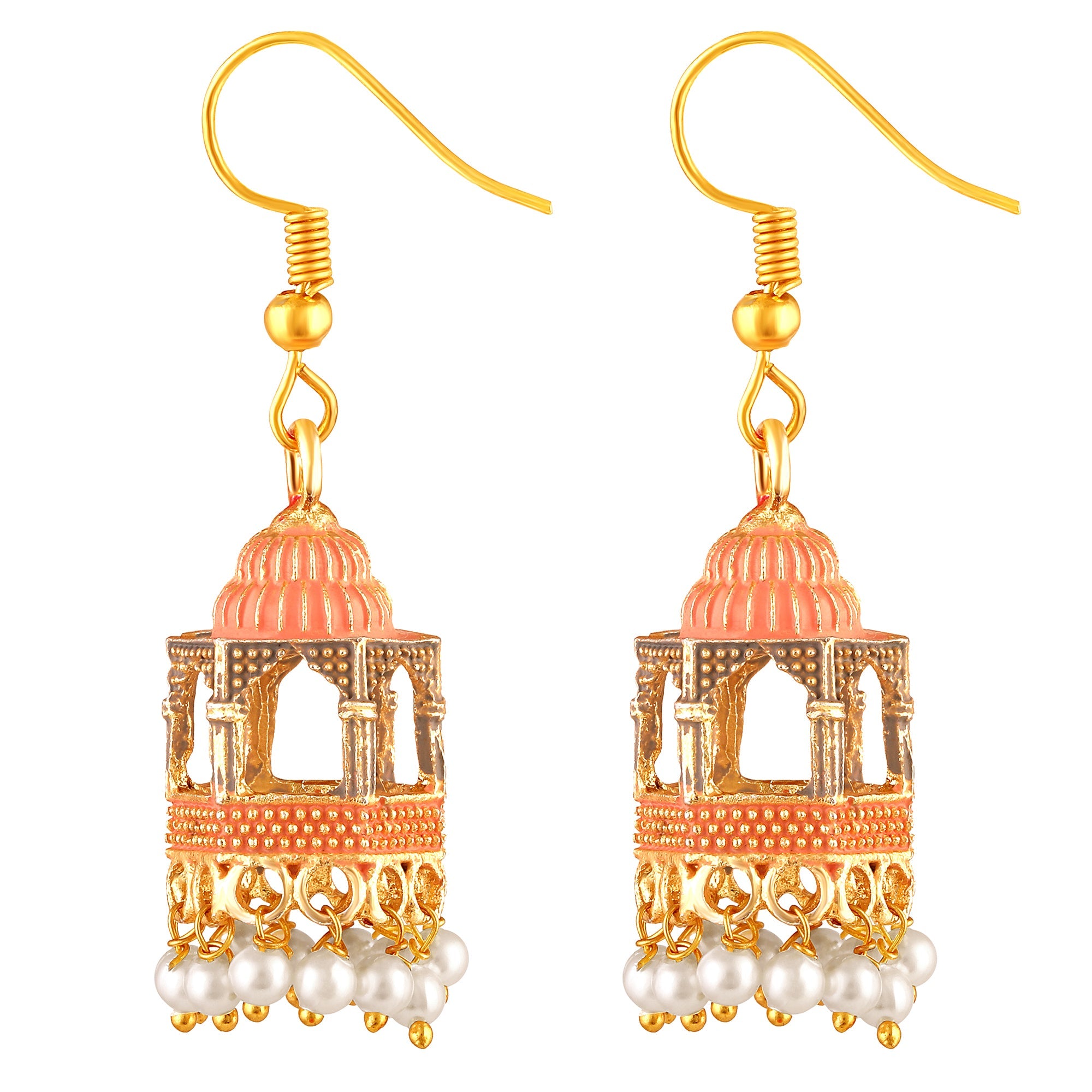 Gold Plated Dangle Earrings