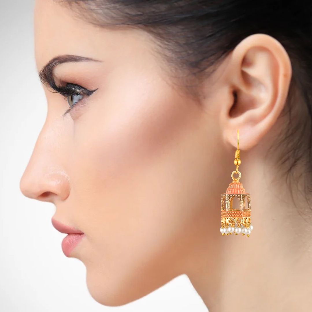 Gold Plated Dangle Earrings
