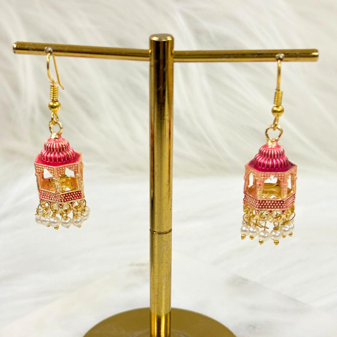 Gold Plated Dangle Earrings