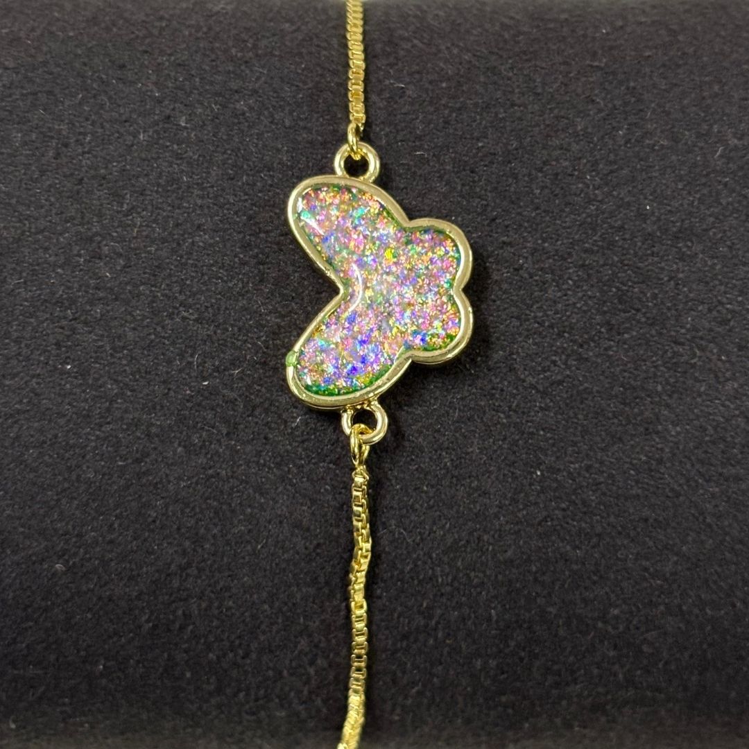 Gold-Plated Butterfly Bracelet
