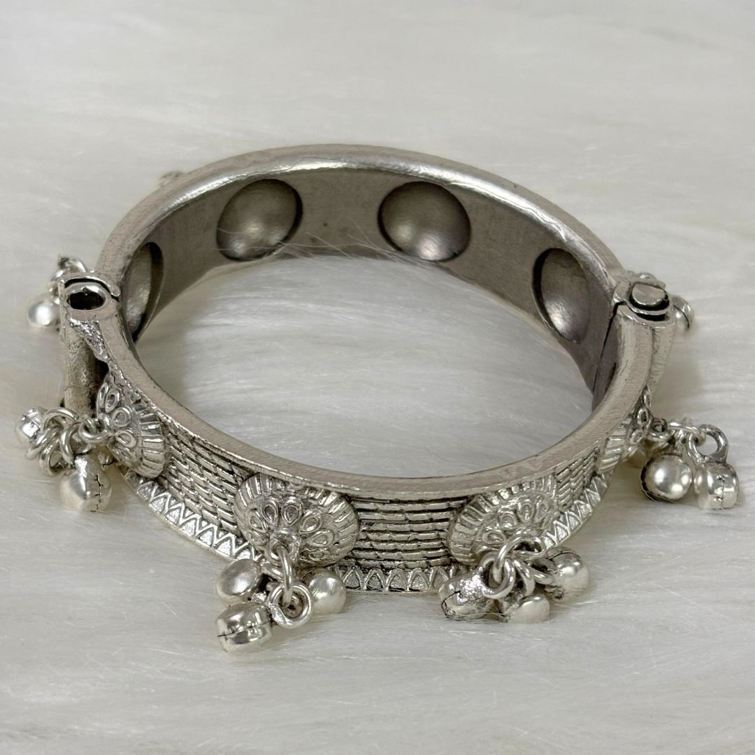 Oxidized Bangle – Ghungroo Elegance