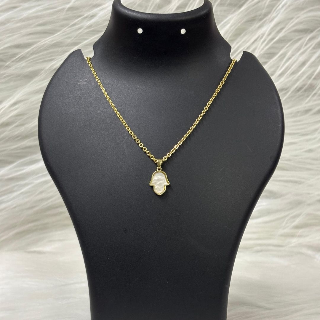 Gold‑Plated Blue Butterfly Charm Pendant Chain