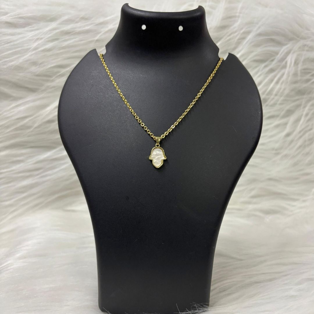 Gold‑Plated Blue Butterfly Charm Pendant Chain