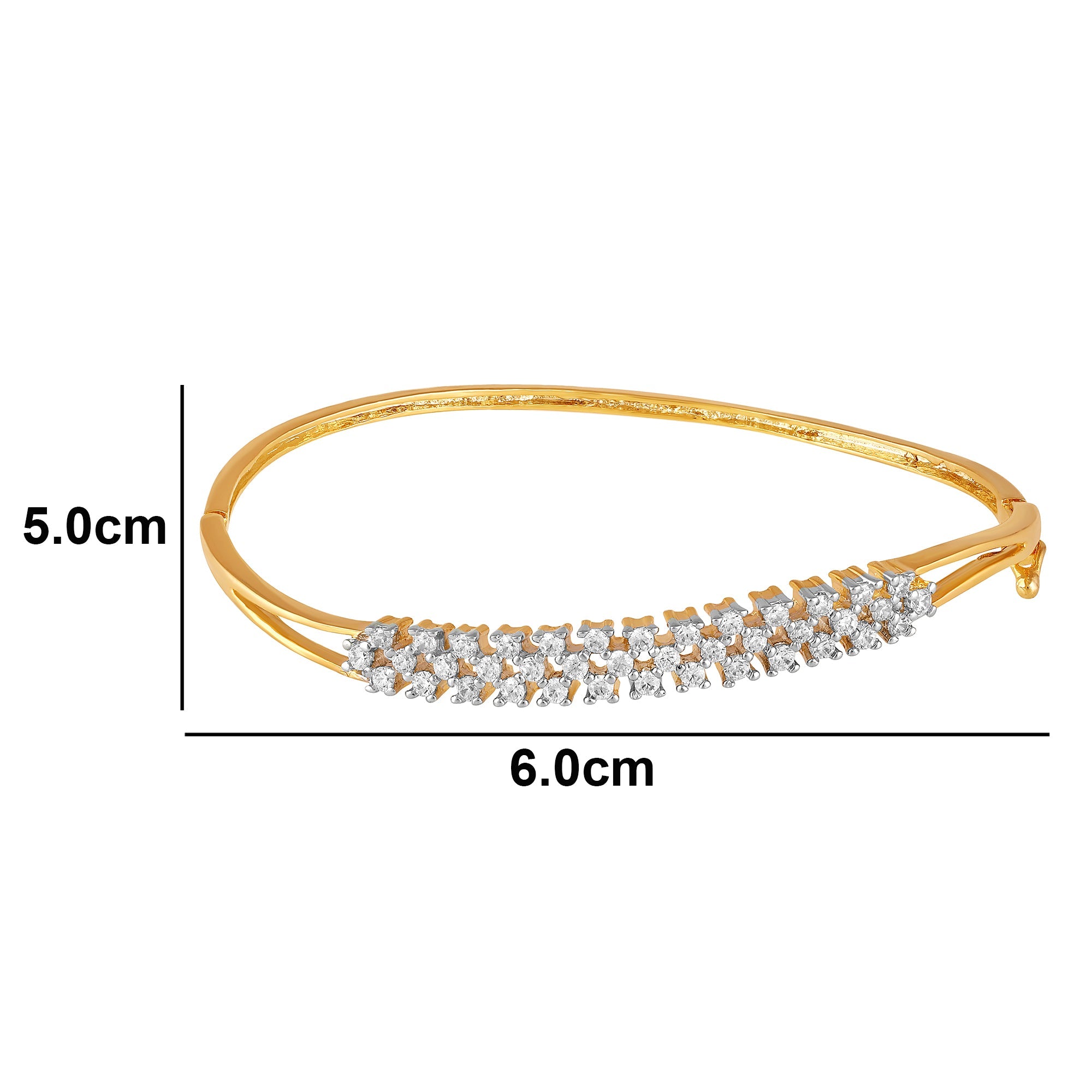 Gold Plated Cubic Zirconia Bracelet