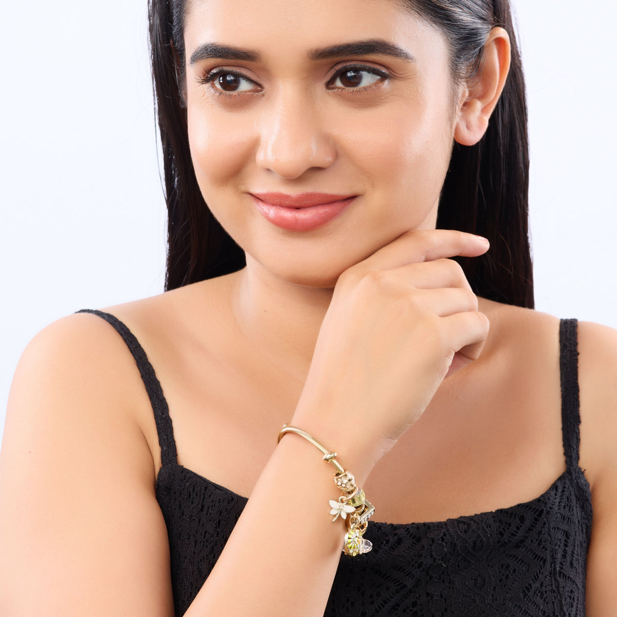 18K Gold Plated, Vacation Heart Classic Bracelet For Women| Anti Tarnish