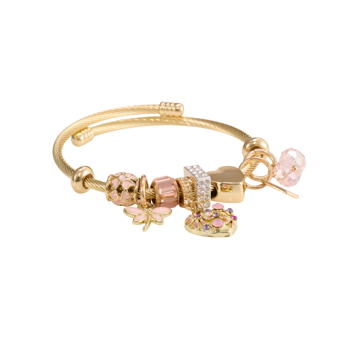 18K Gold Plated, Vacation Heart Classic Bracelet For Women| Anti Tarnish