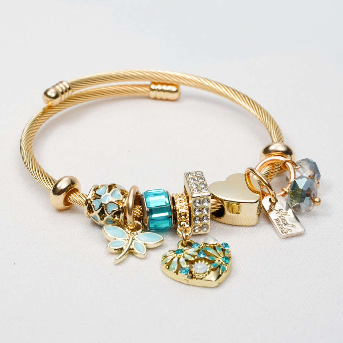 18K Gold Plated, Vacation Heart Classic Bracelet For Women| Anti Tarnish