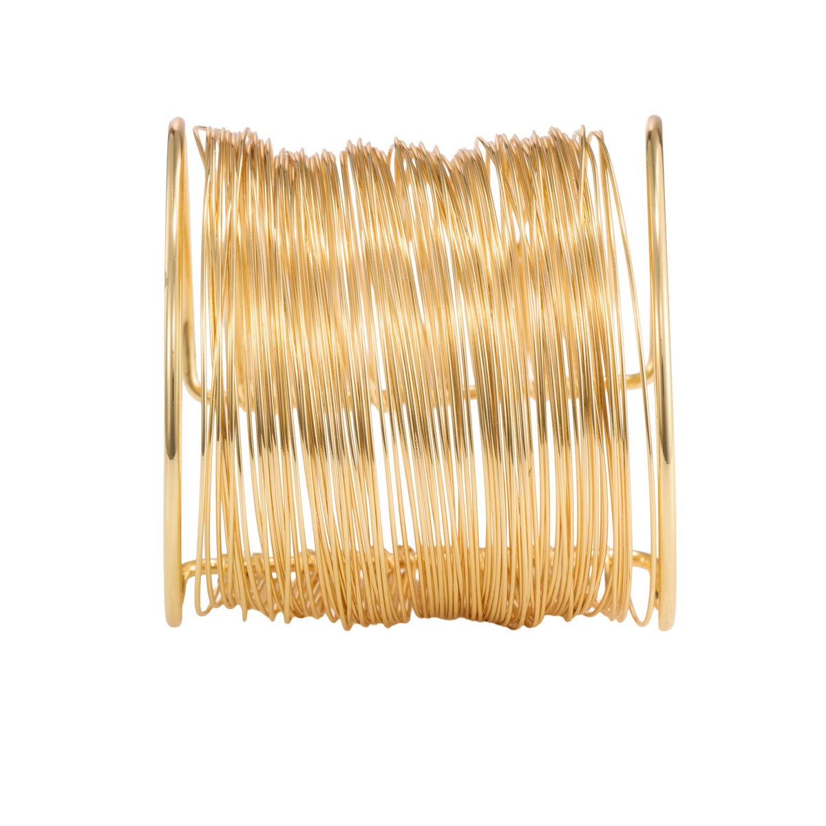 18K Gold Plated, Royal Layered Wire Cuff For Women| Anti Tarnish