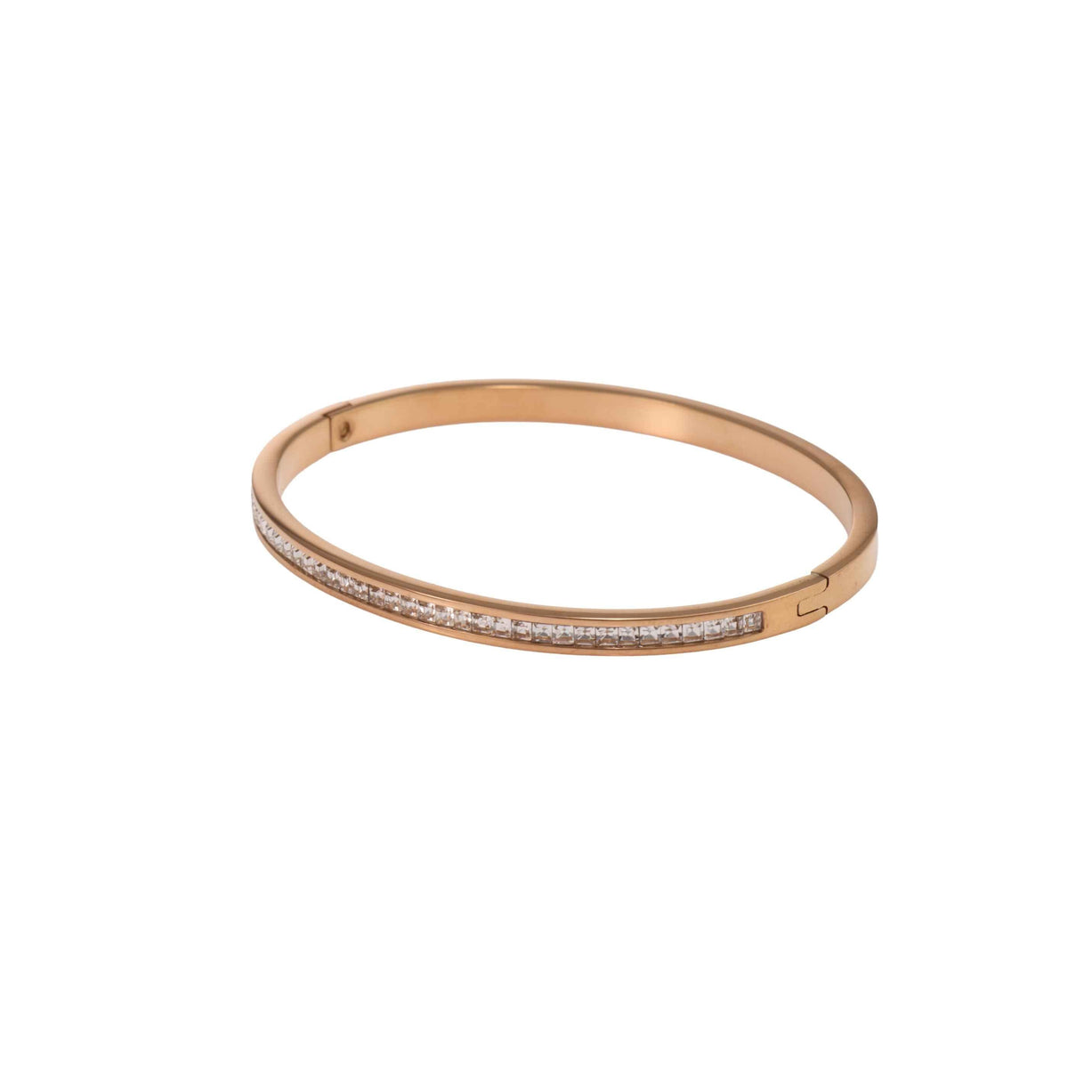18K Gold Plated, Gold Tone Luxe Solid Bangle For Women| Anti Tarnish