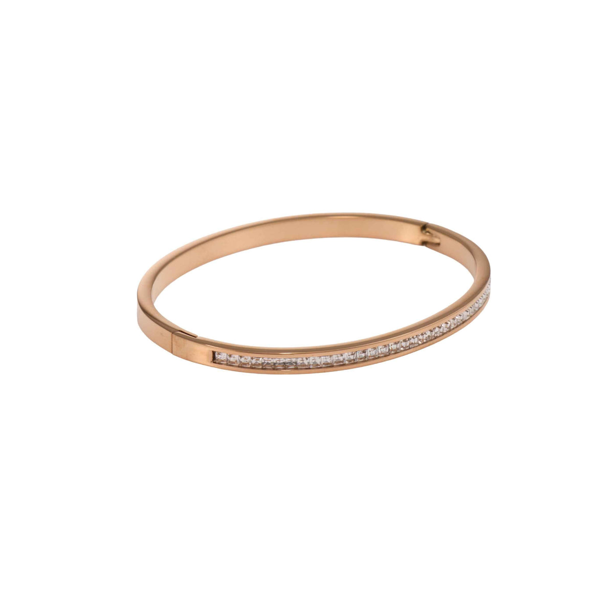 18K Gold Plated, Gold Tone Luxe Solid Bangle For Women| Anti Tarnish