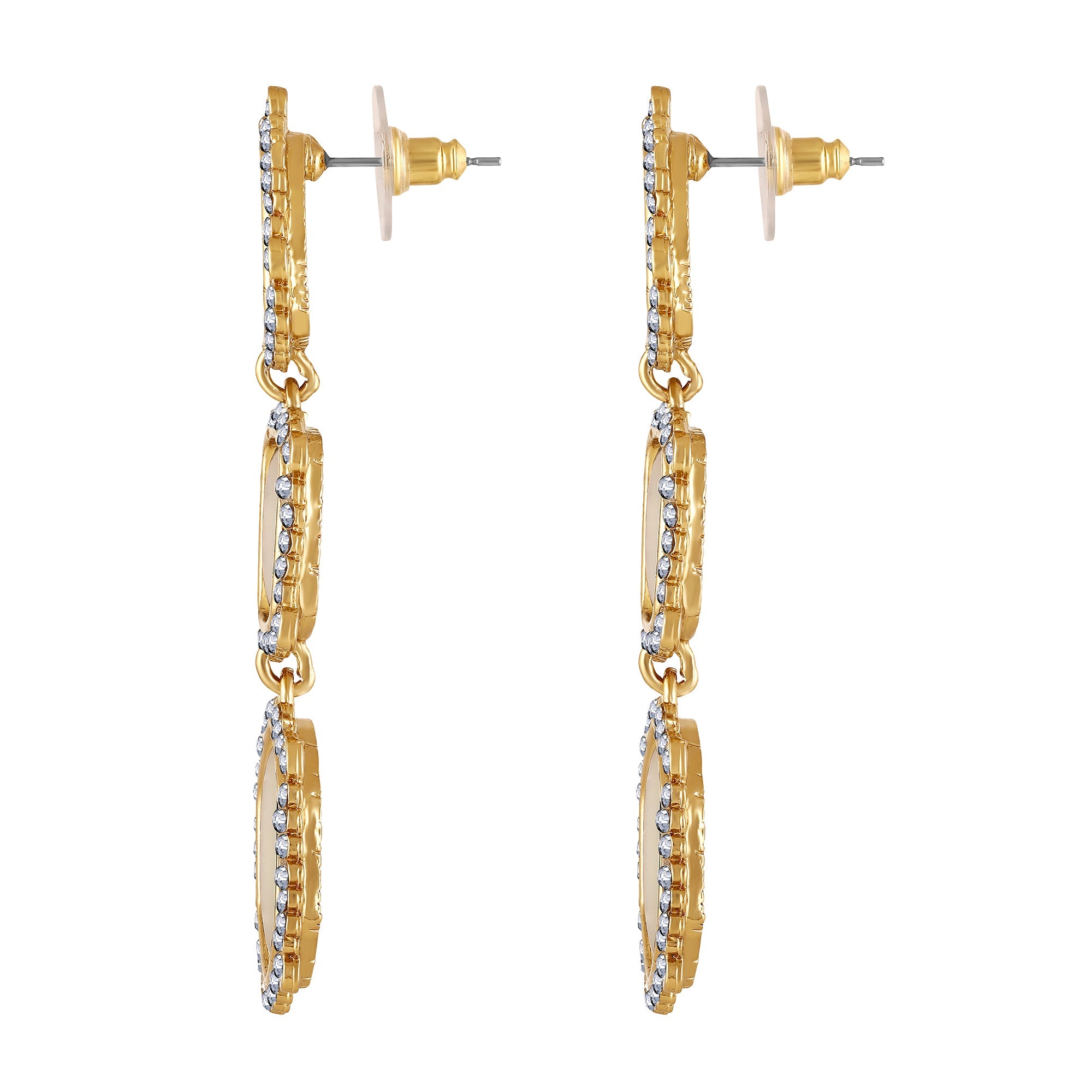 Gold Plated Geometric Earrings