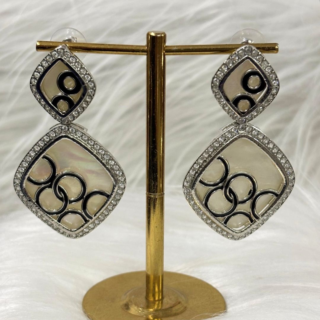 Gold Plated Drop Earrings