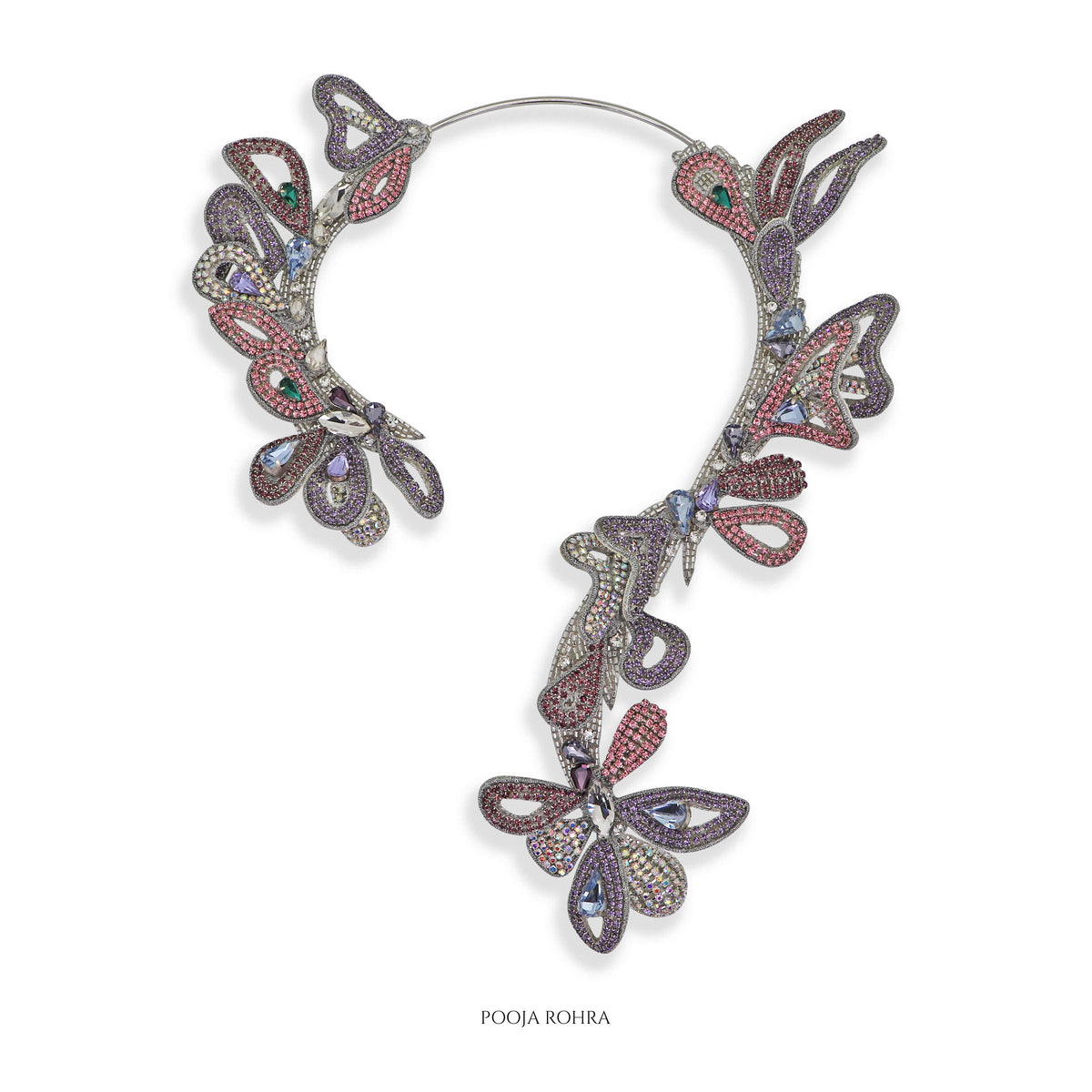 Mystical Butterfly Necklace handcrafted by Label Pooja Rohra