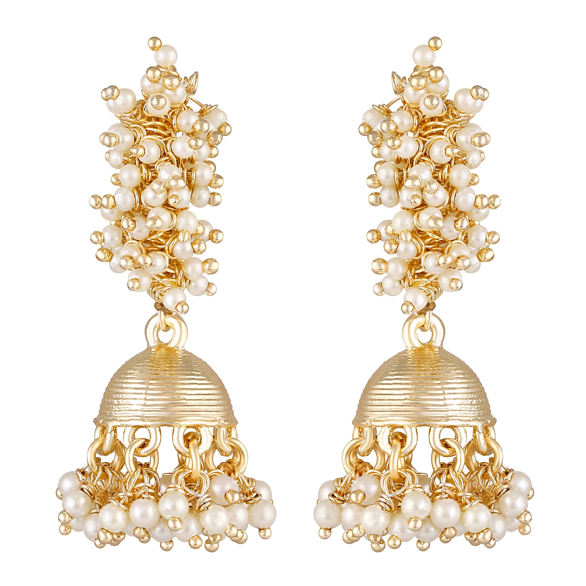 Gold Plated Jhumka Earrings