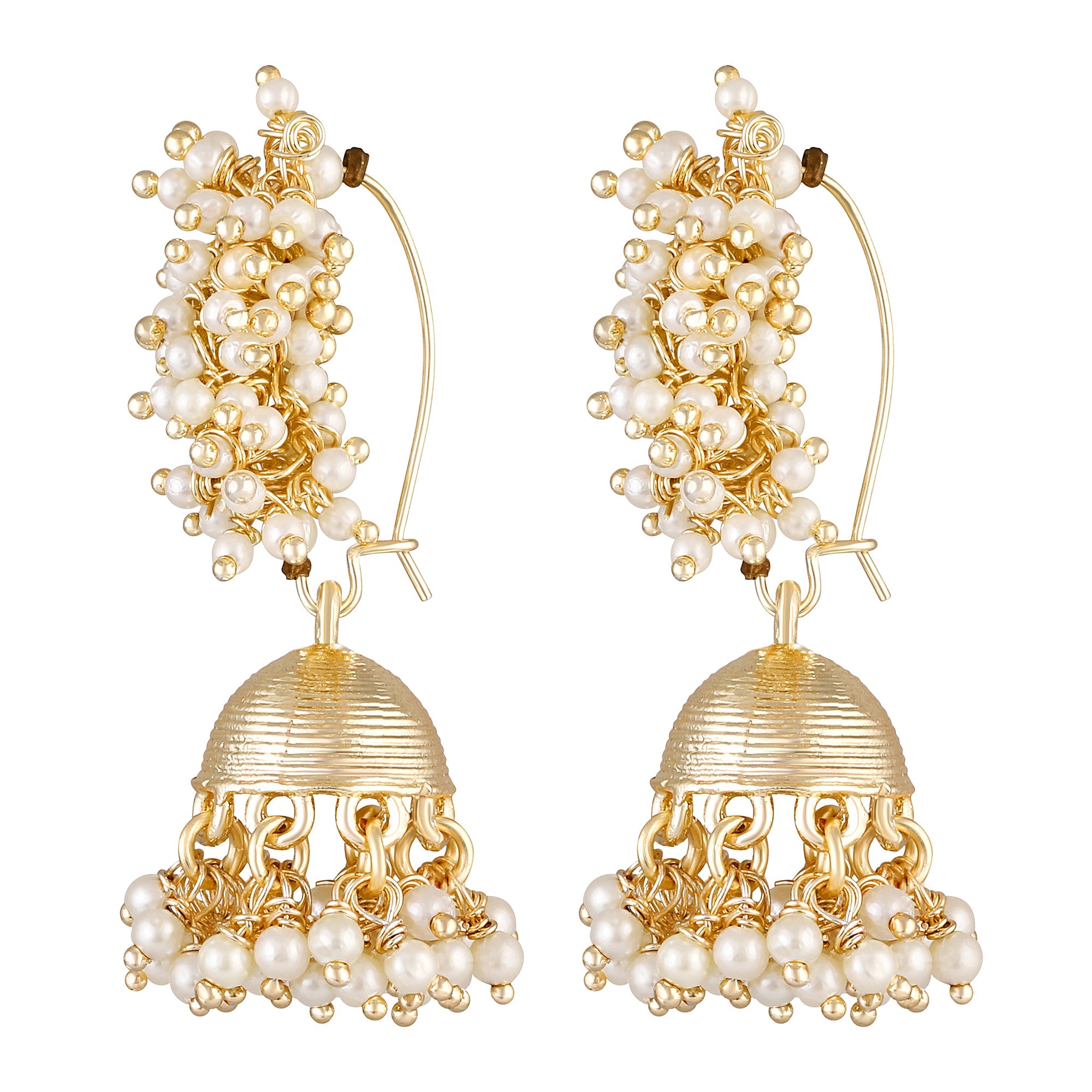 Gold Plated Jhumka Earrings