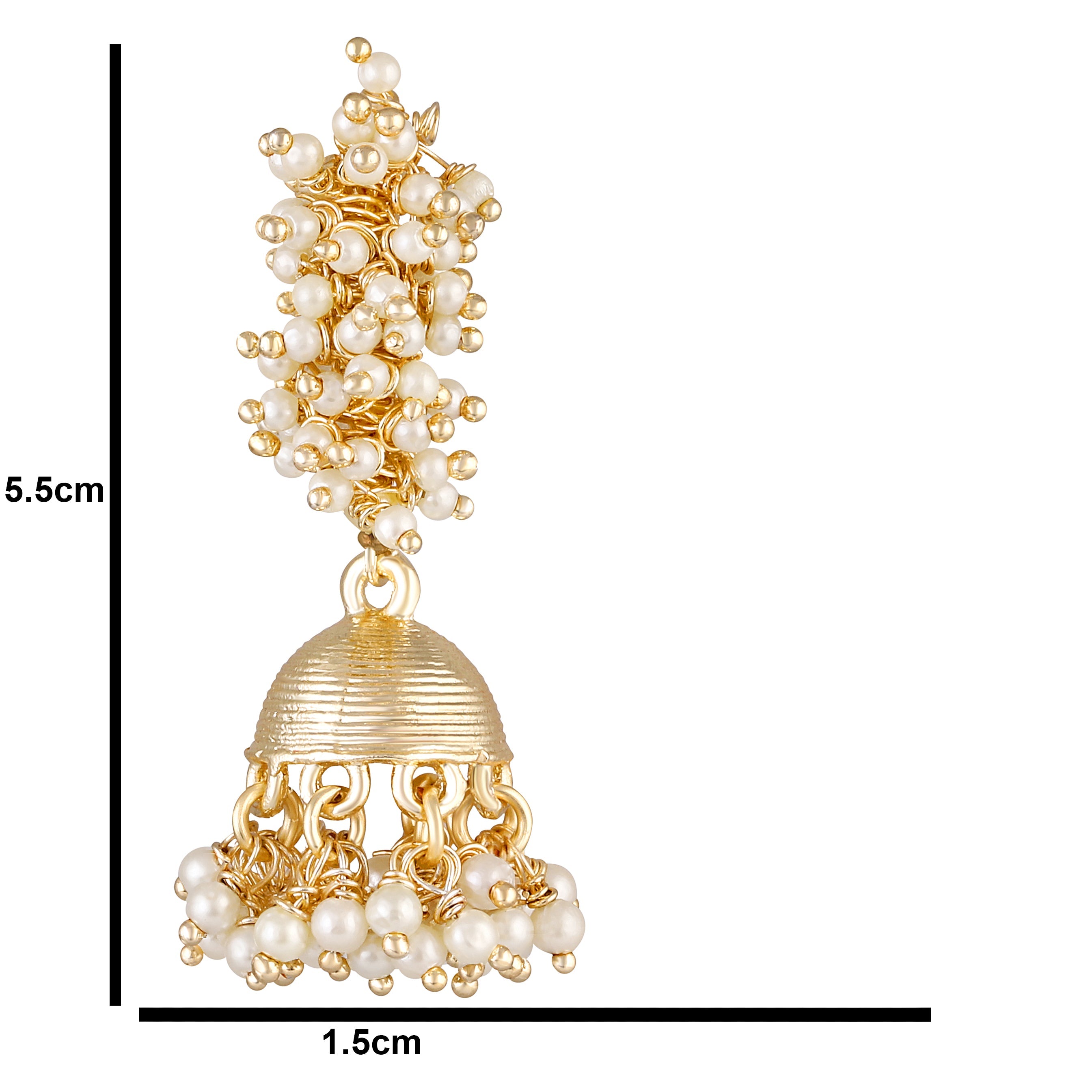 Gold Plated Jhumka Earrings
