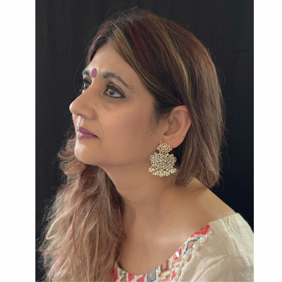 Gold Plated Filigree Earrings