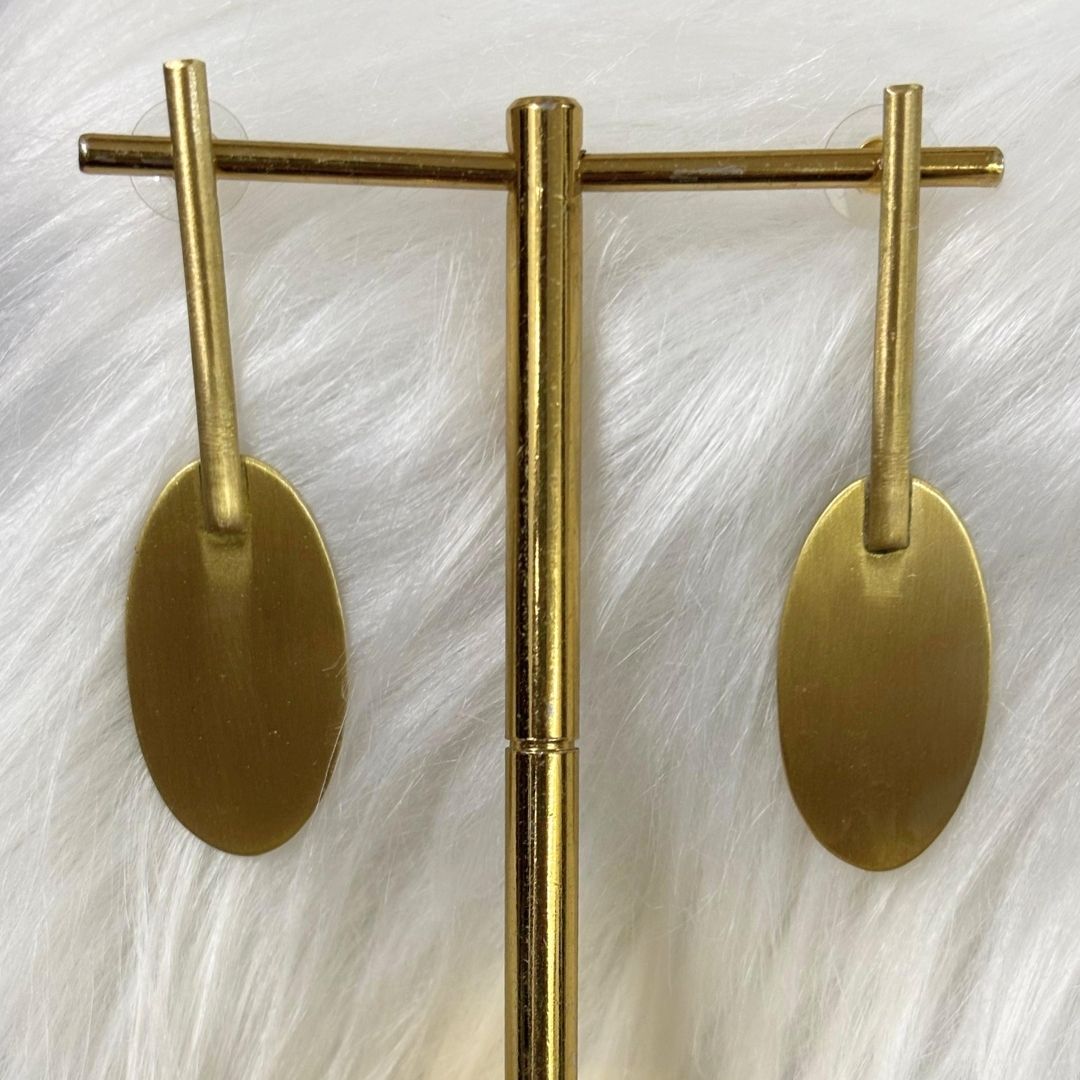 Gold Plated Statement Earrings