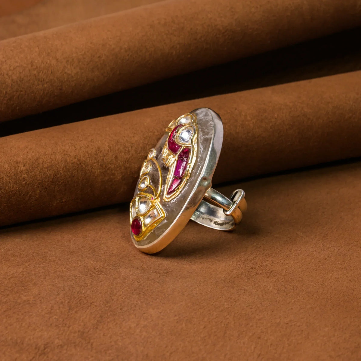 Birdoval Kundan - Varenya Galleria
