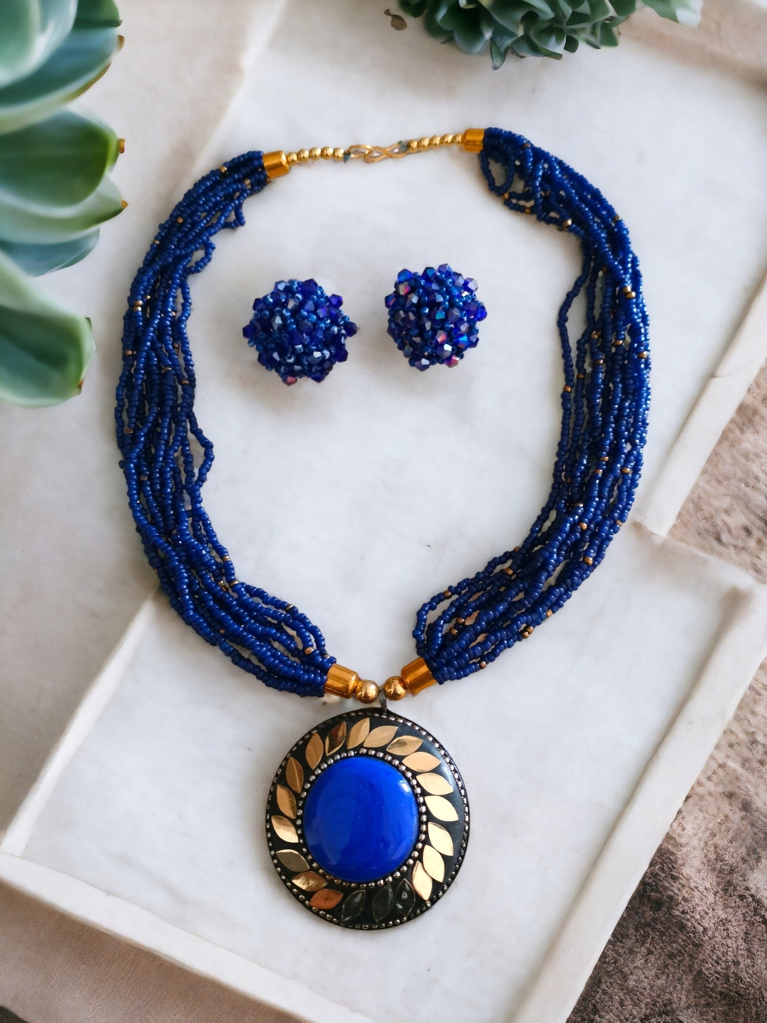 Sapphire Cascade: The Artisanâ€™s Symphony Set