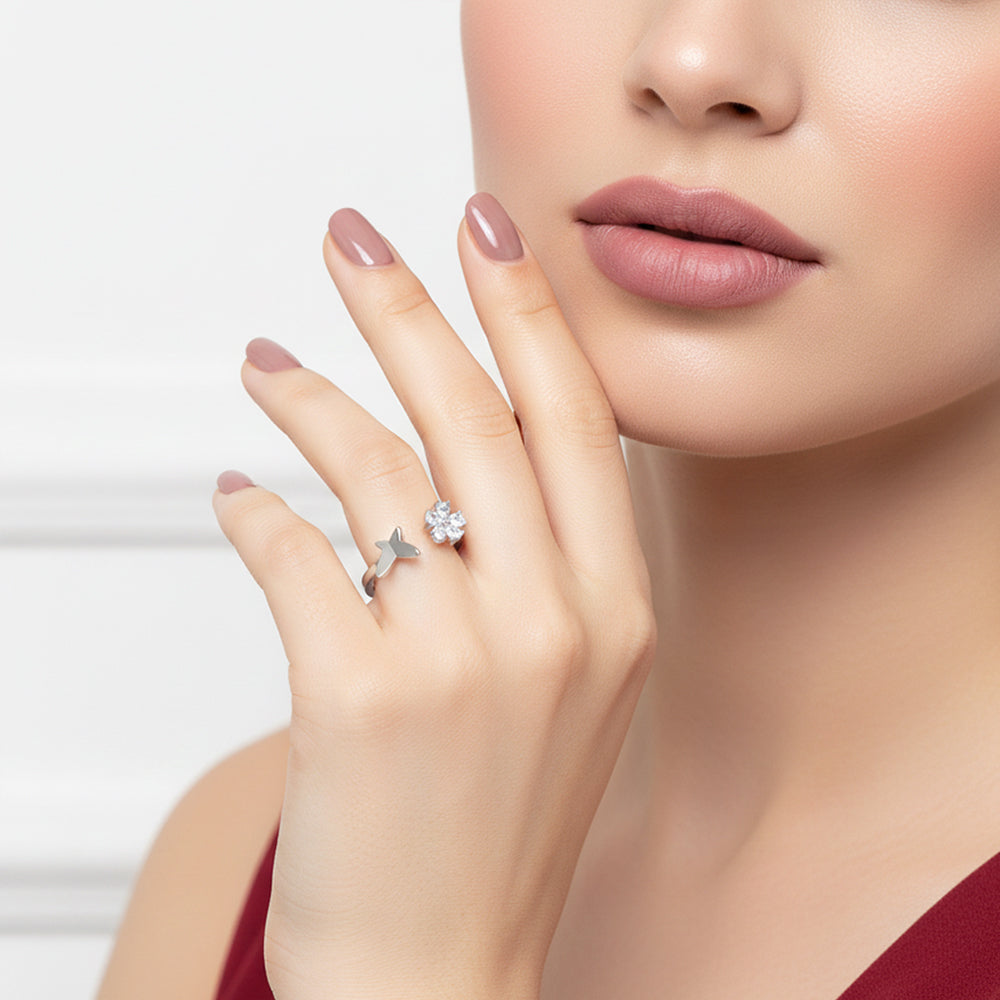 Butterfly 925 Silver Ring
