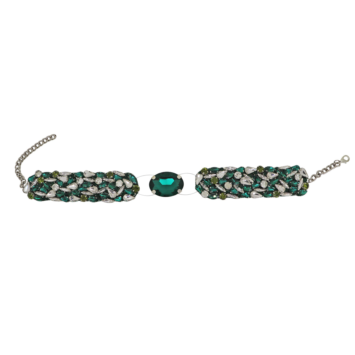 Zara Choker Necklace in Emerald